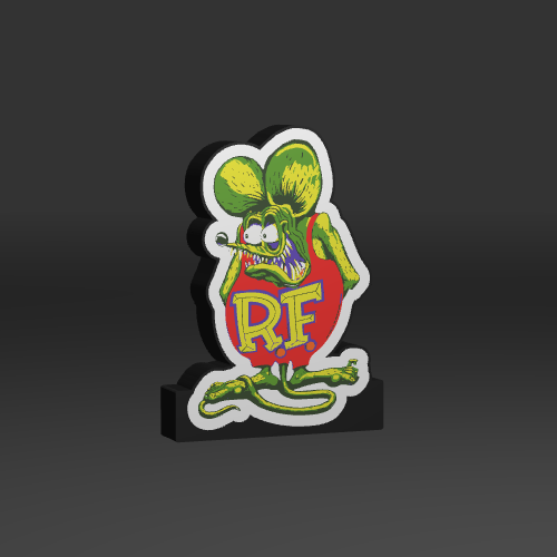 RatFink (1) LED light box – custom 3D printed – Lit Layer Creations